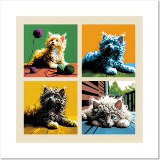 LaPerm Pop Art - Cute Kitties Posters and Art